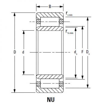 CYLINDRICAL ROLLER BEARINGS ONE ROW NF2984EMB