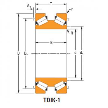 Tdik Thrust Tapered Roller Bearings ee724121d nP273754