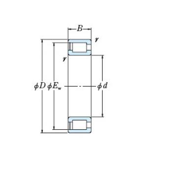 FULL-COMPLEMENT CYLINDRICAL ROLLER BEARINGS NCF1860V