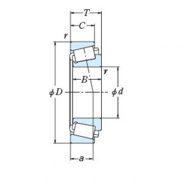 NSK TAPERED ROLLER BEARINGS SINGLE ROW EE420793/421417