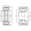 Bidirectional thrust tapered roller bearings 120TFD2501