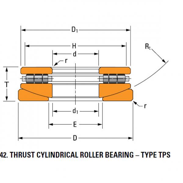 thrust cylindrical roller bearing 140TPS158 #2 image