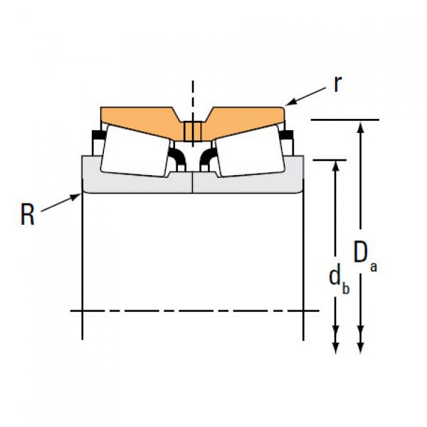 Bearing Tapered Roller Bearings double-row HH221449NA HH221410D #1 image