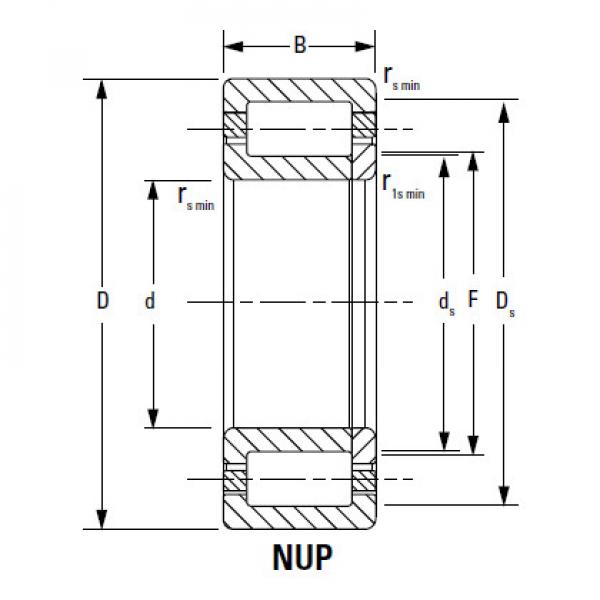 CYLINDRICAL ROLLER BEARINGS ONE ROW NJ318EMA #2 image