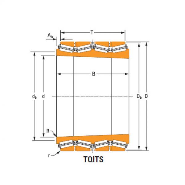 Bearing Four Row Tapered Roller Bearing lm239530T lm239512d double cup #1 image