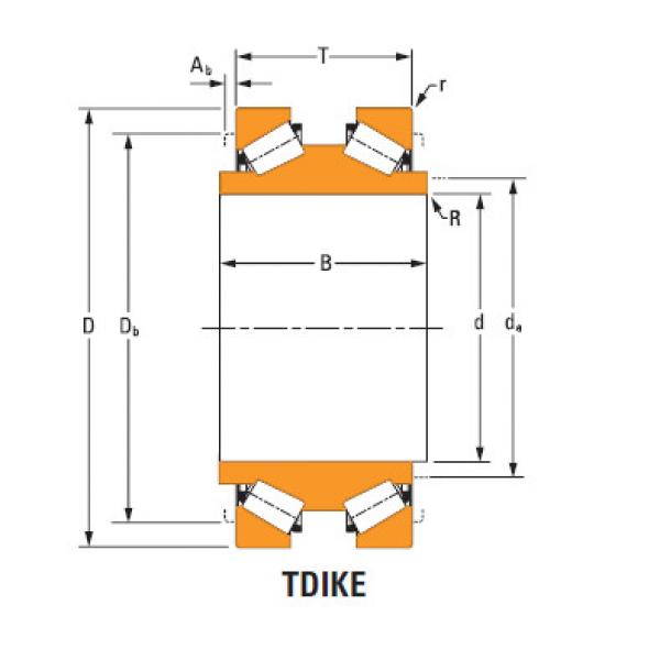 Tdik Thrust Tapered Roller Bearings 14125dw 14276 #1 image