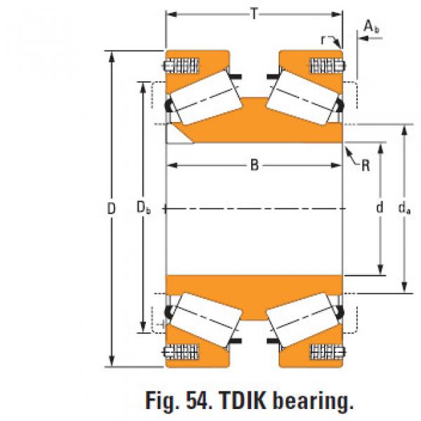 Tdik Thrust Tapered Roller Bearings 392dw 394a #1 image