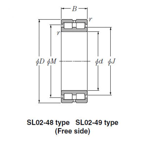 Bearing NTN Type SL  Cylindrical Roller Bearings SL01-4830 #1 image