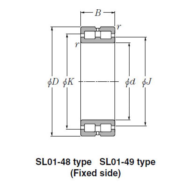 Bearing NTN Type SL  Cylindrical Roller Bearings SL01-4838 #1 image