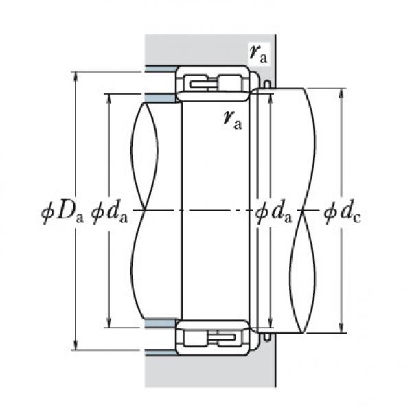 NSK double row cylindrical roller bearings NN30/530 #1 image