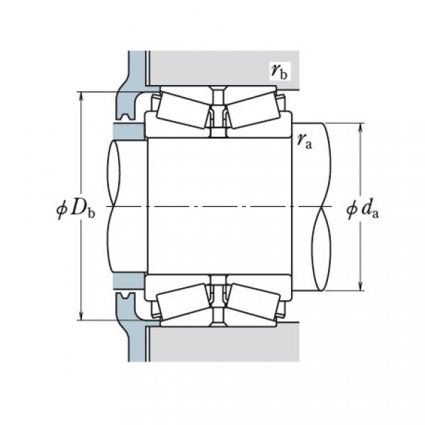 Bearing NSK Double Row 125KDE2301+L #1 image