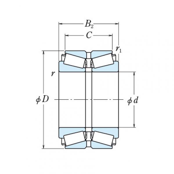 Bearing NSK Double Row 1450KDE1901+L #1 image