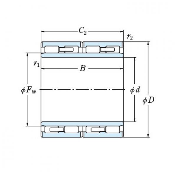 Bearing FOUR-ROW 100RV1401 #1 image