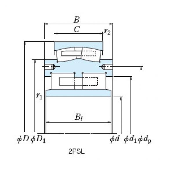 Bearing NSK Roll Bearings for Mills 2L130-2E #1 image