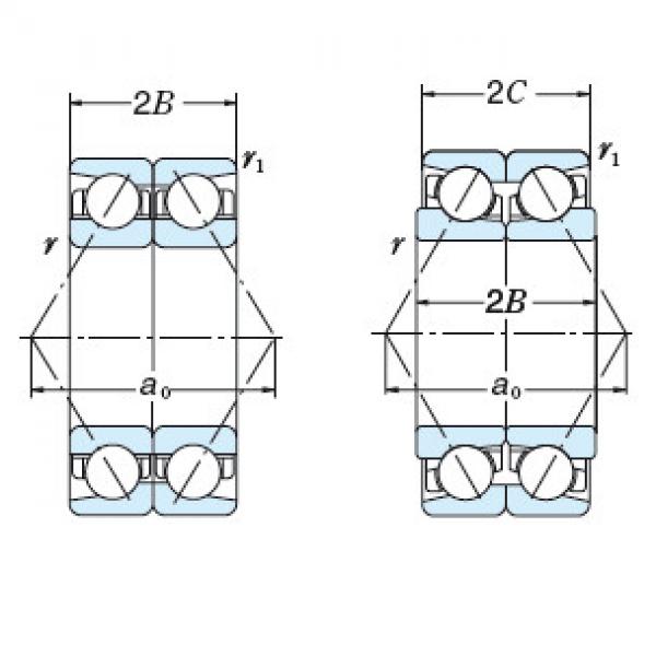 Bearing NSK 7940BAX DB #1 image