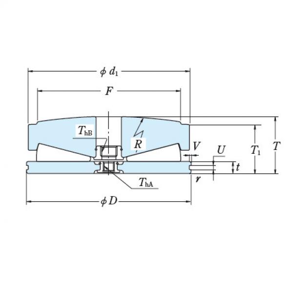 Tapered Roller Thrust Bearing 266TFV02 #2 image